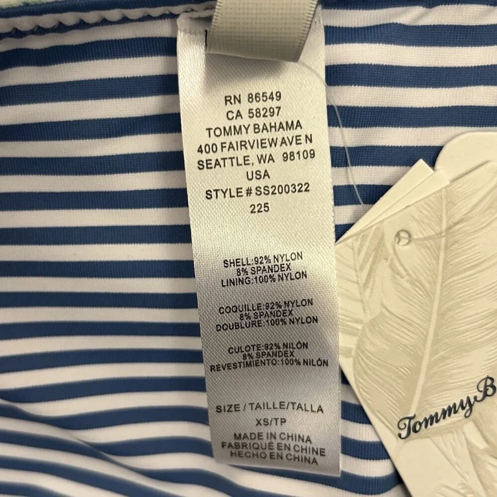 Tommy Bahama Womens Reversible Hipster Swim Bottom Size XS Art of Palms NWT $79